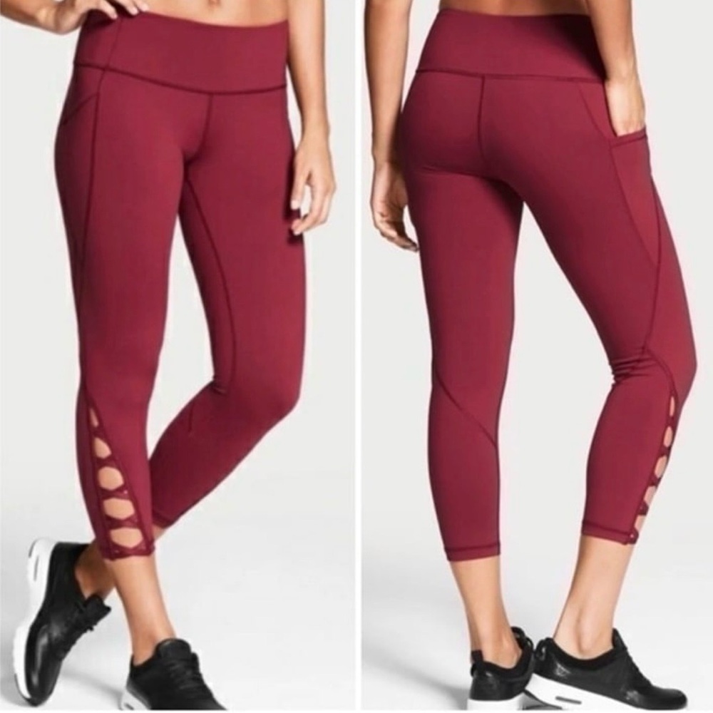 Chic Maroon Leggings for Women